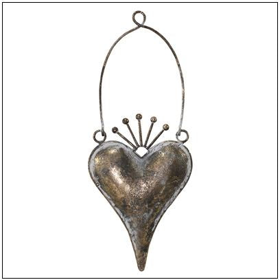 World Buyers - Zara Heart Metal Antique Bronze