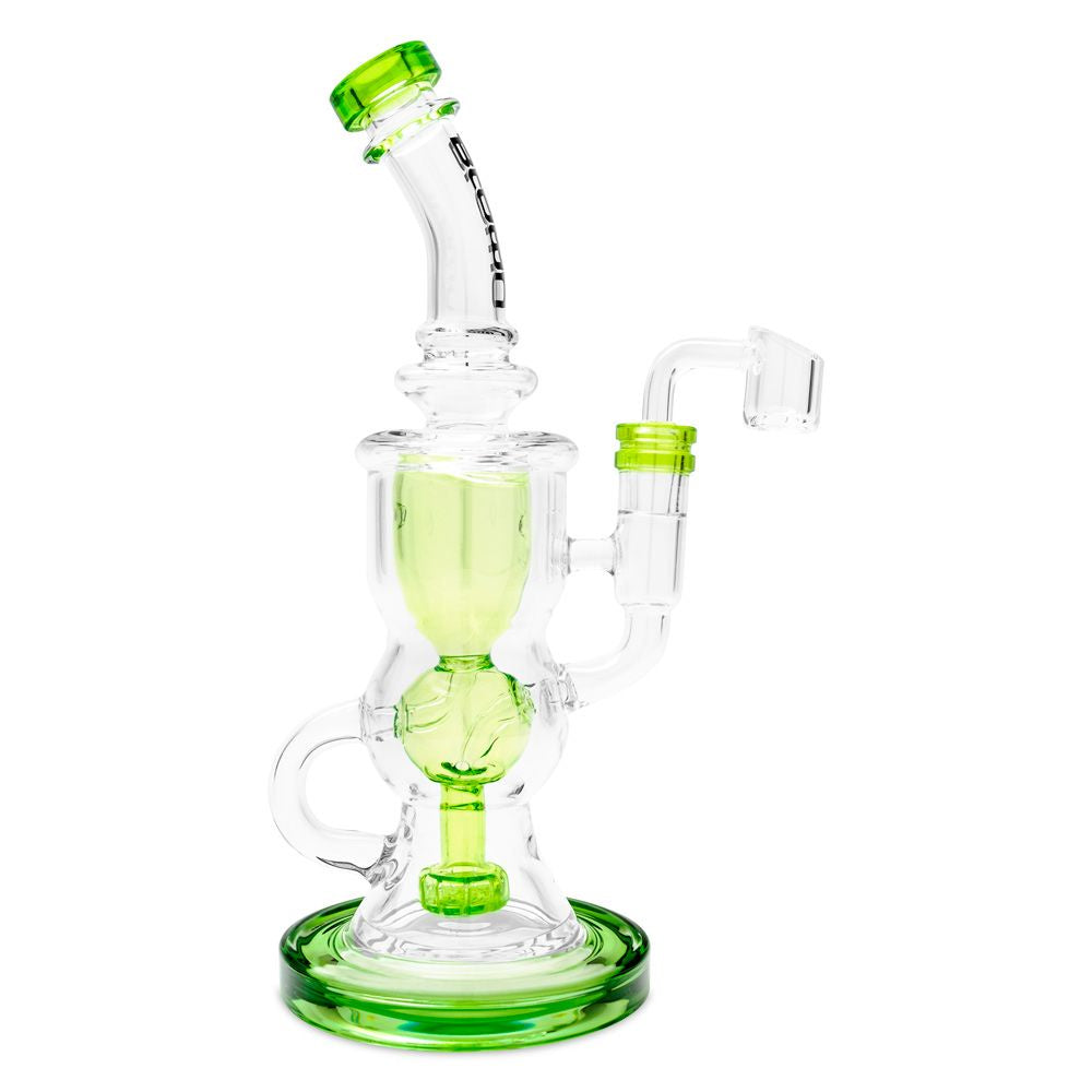 Blown Glass Delta Recylcer Rig