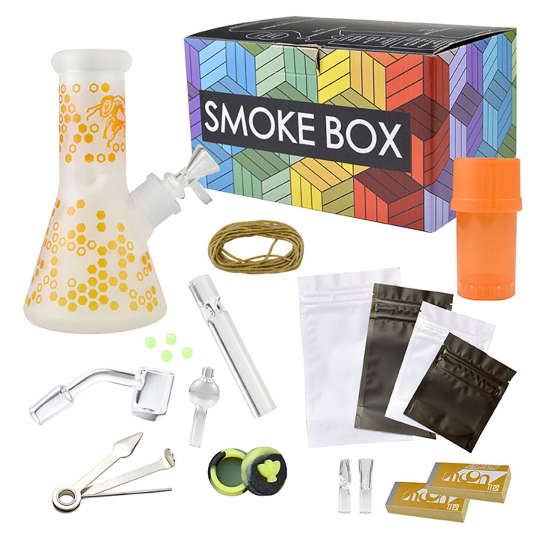 Smoke Box Kit - Bee & Honeycomb Yellow