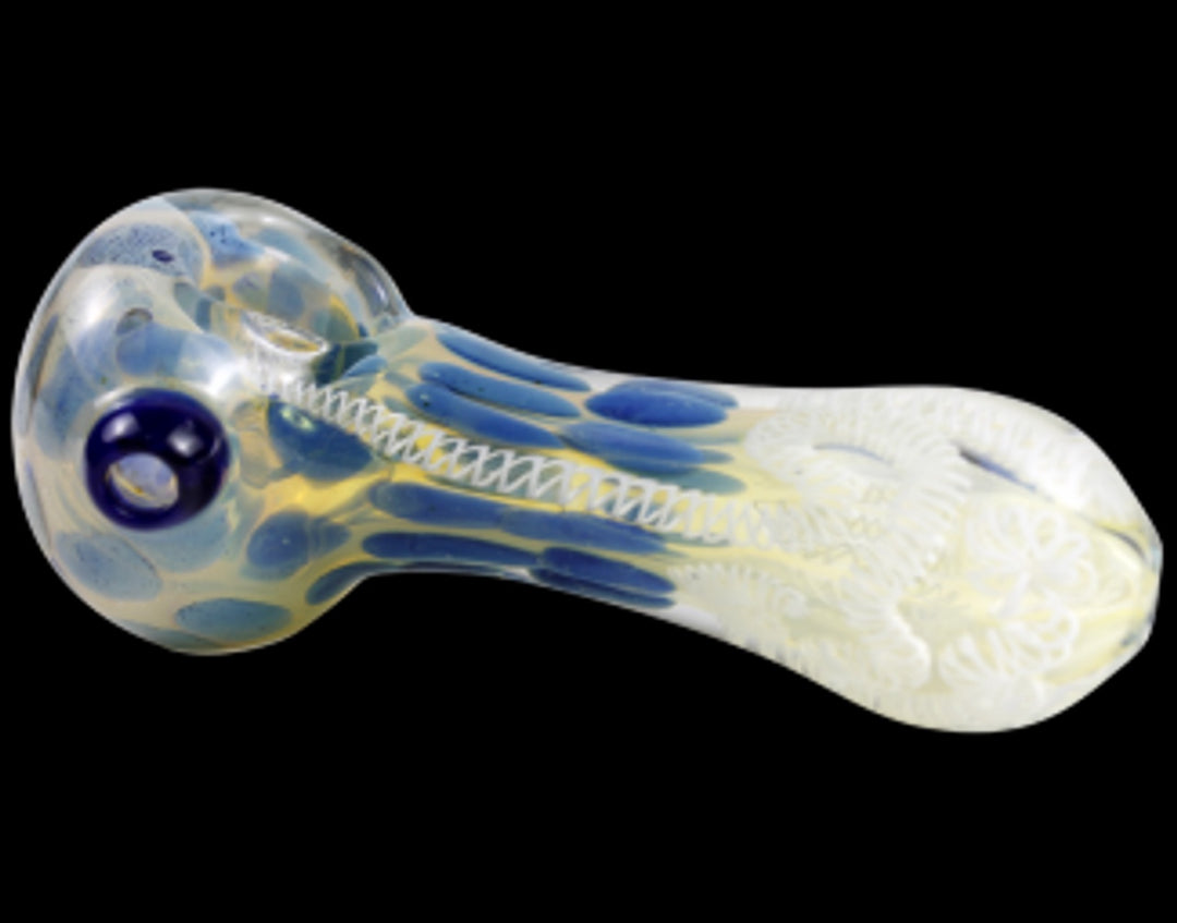 5" Springs & Spots Glass Pipe