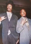 Tupac & Snoop Dogg Suits Poster