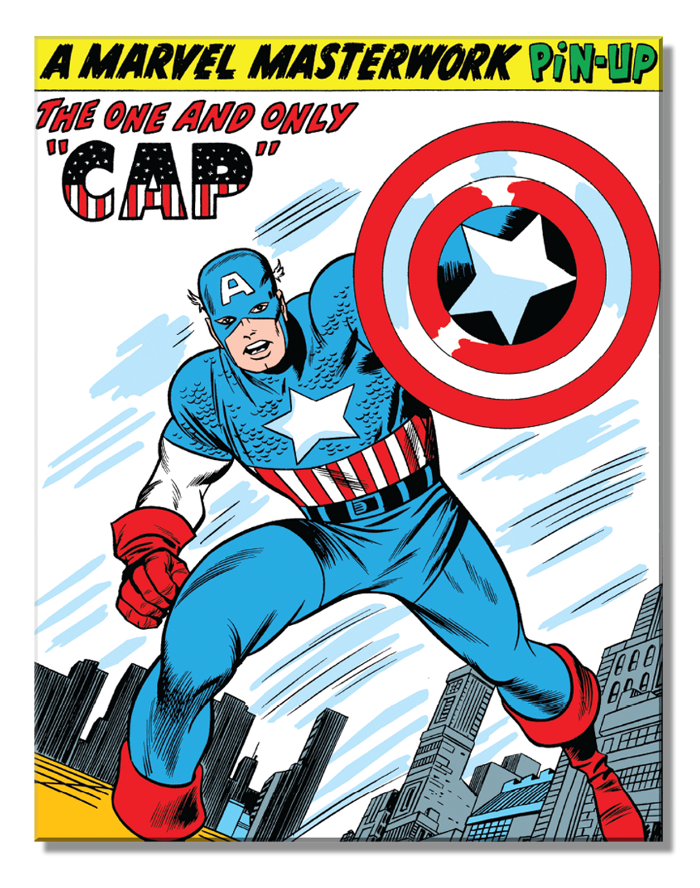 Captain America Masterwork Tin Sign
