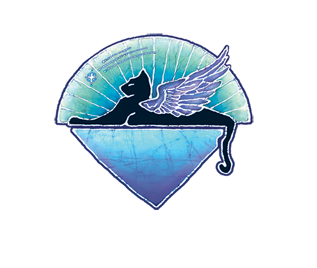 Dye the Sky - Winged Cat Sticker