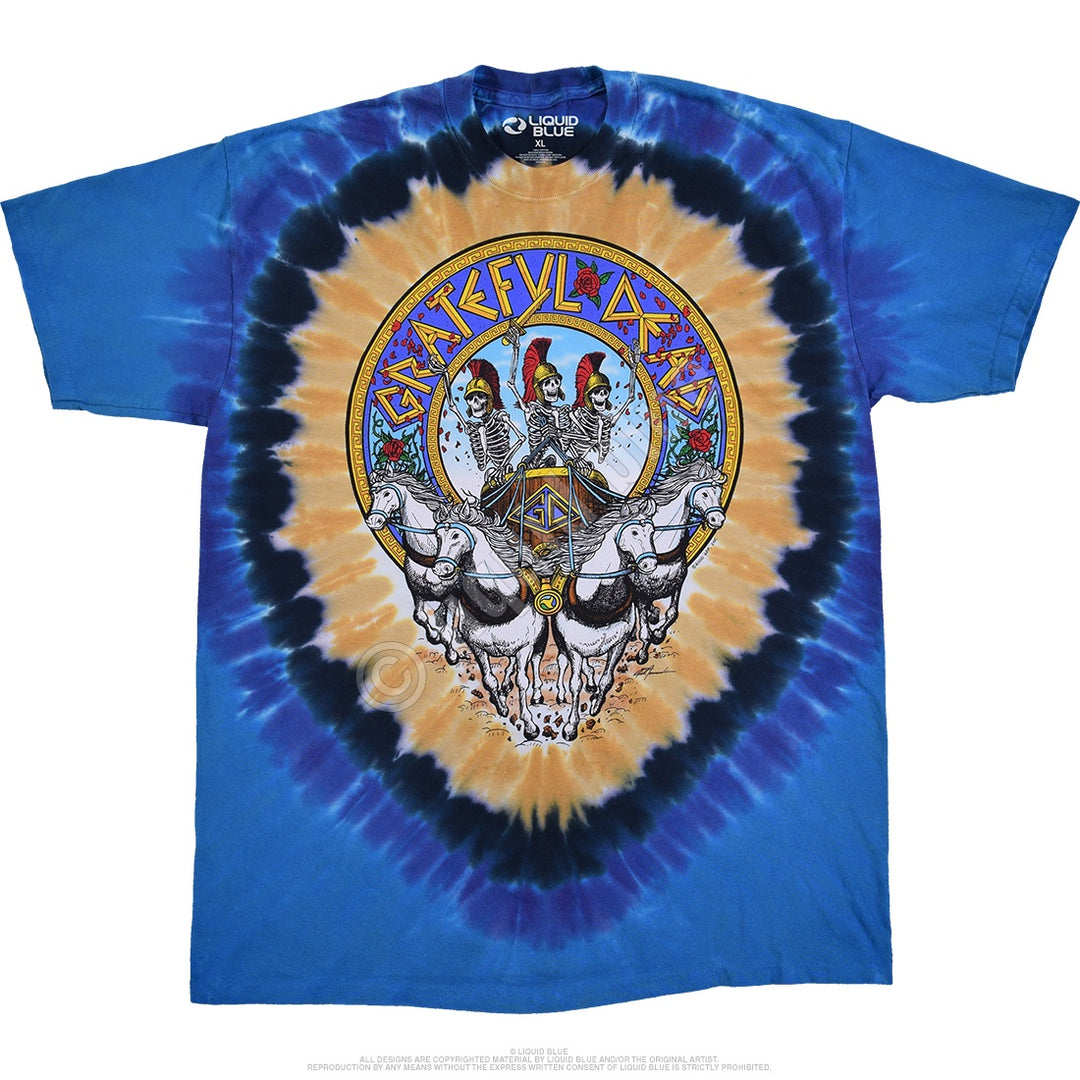 Liquid Blue - Grateful Dead "Chariot" Tie Dye T-Shirt