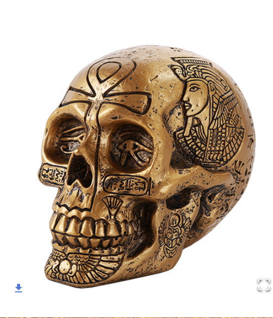 Pacific - Egyptian Skull Statue 11450