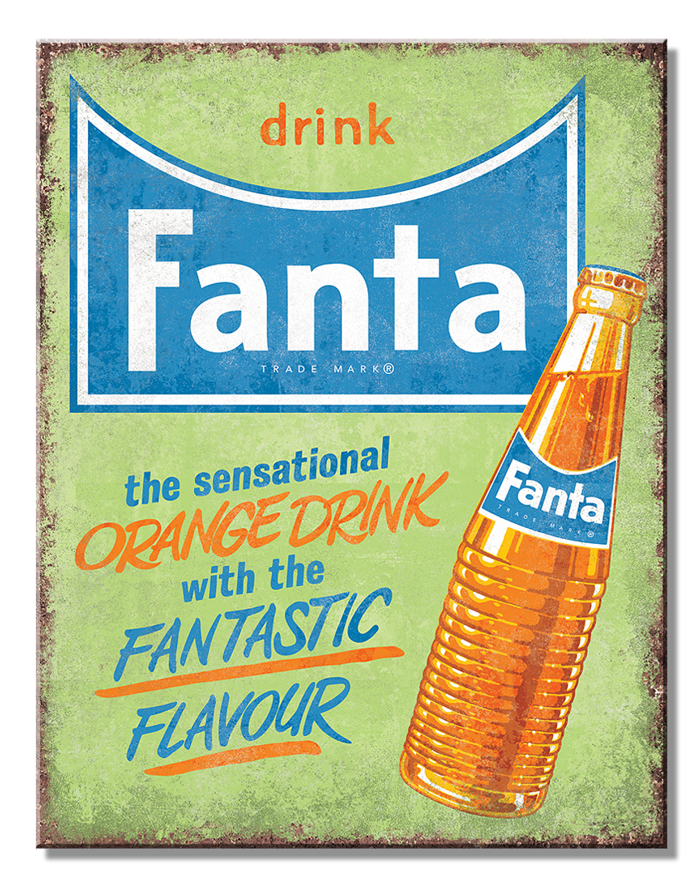 Coke - Fanta Tin Sign