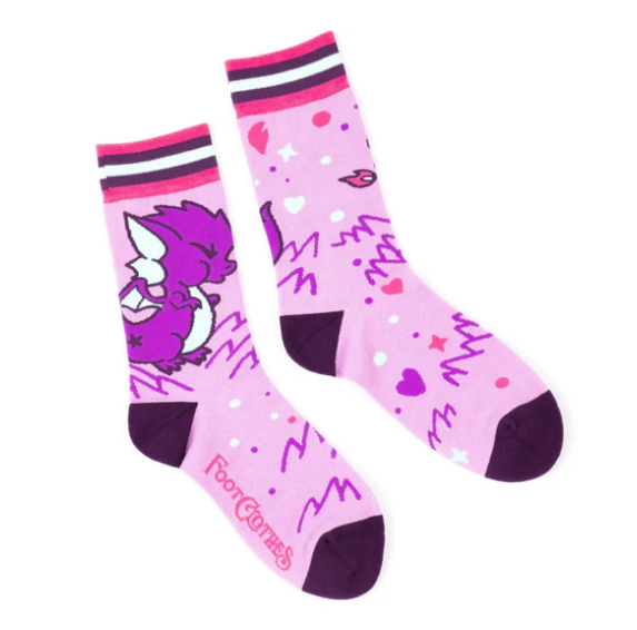 FootClothes - Cute Dragon Crew Socks