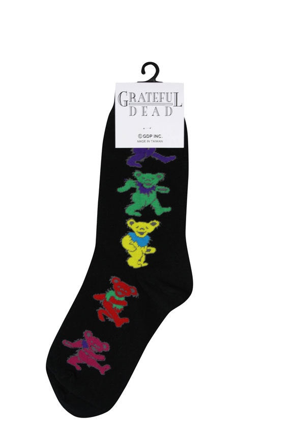 Grateful Dead Dancing Bear Socks (Ladies 9-11)