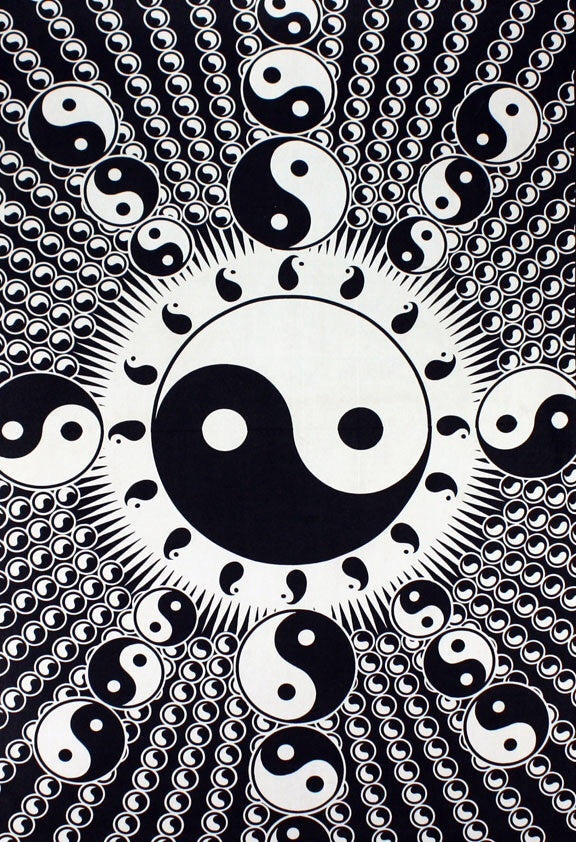 Yin Yang Ball Tapestry