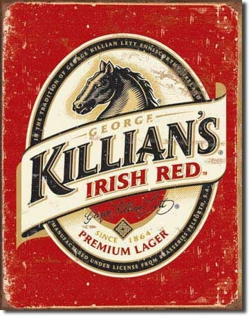 Killian's Beer Logo Tin Sign