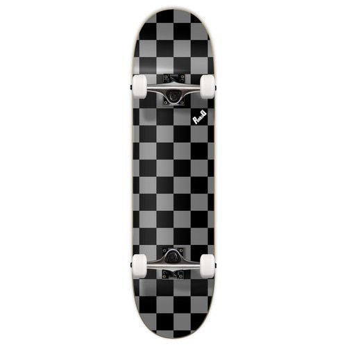 Graphic Complete Skateboard 7.75" - Checker Silver