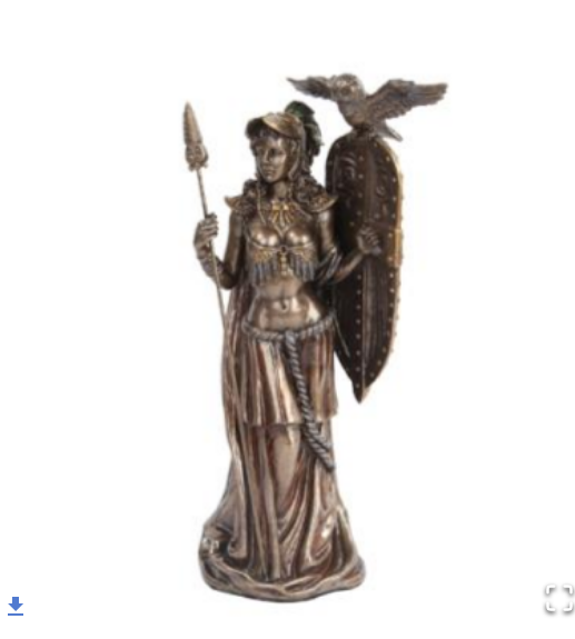 Pacific - Athena Greek Goddess Bronze Statue 10056