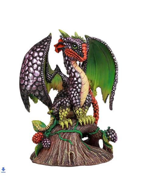 Pacific - Blackberry Dragon Statue