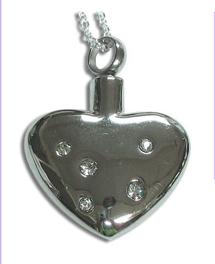 Love Vial - Passion Heart Necklace