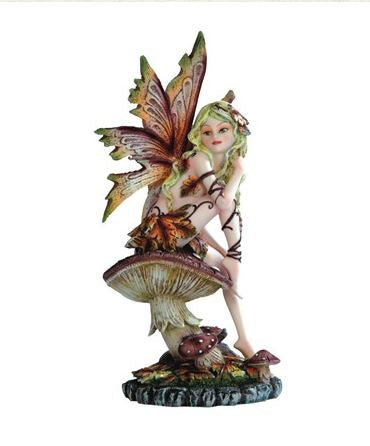 GSC- Autumn Fairy on Mushroom Statue