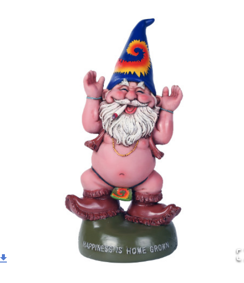 Pacific - Gnome "Happiness Is Home Grown" Statue