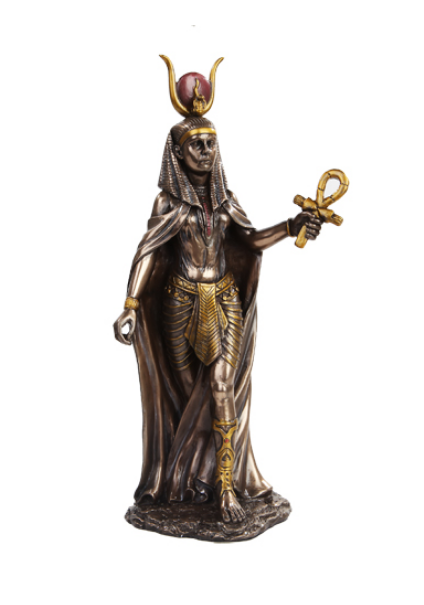 Pacific - Hathor Egyptian Goddess Bronze Statue 9974