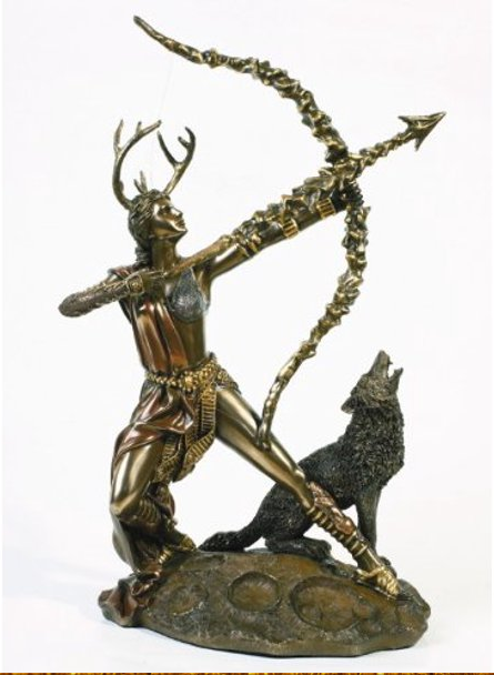 Pacific - Artemis Greek Goddess Bronze Statue 8221