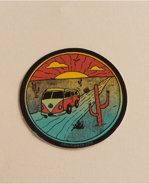 Soul Flower - Desert Bus Sticker