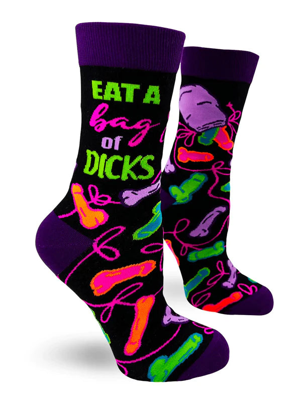 Fabdaz - Eat A Bag of Dicks Men's Crew Socks