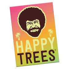 Bob Ross Happy Trees Magnet