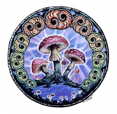 HappyLife - Mushrooms 2000 Sticker