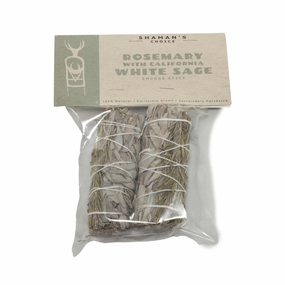 Shaman's Choice Rosemary w/ White Sage Smudge Stick