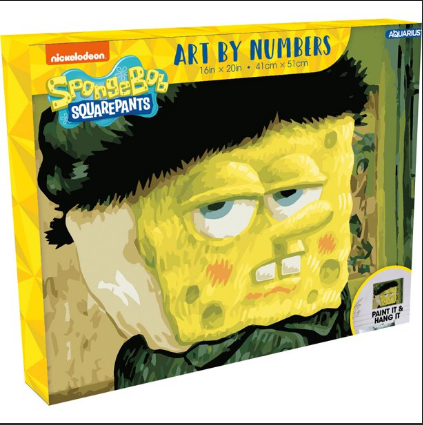 SpongeBob SquarePants Van Gogh Art By Numbers