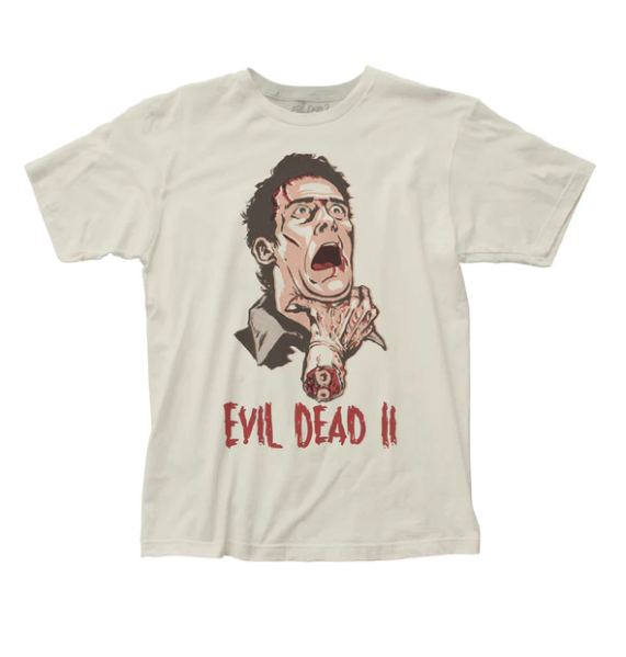 Impact Merch - Evil Dead II Ash Williams Vintage T-Shirt