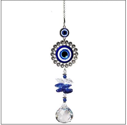 World Buyers - Protection Eye Medallion Chrystal Pendant