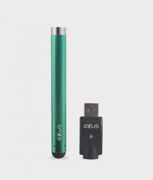 Exxus Slim Auto Draw Cartridge Vaporizer - Cosmic Green