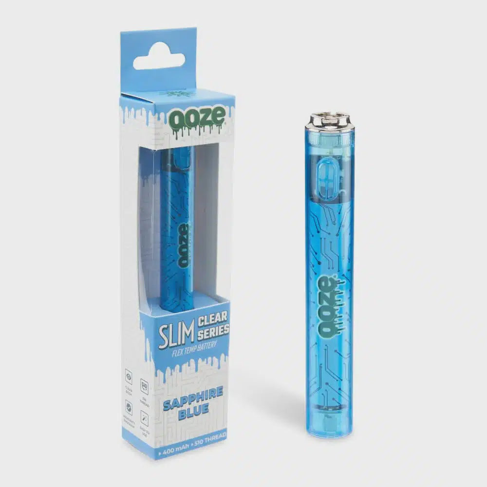 Ooze Slim Clear Series Transparent 510 Vape Battery