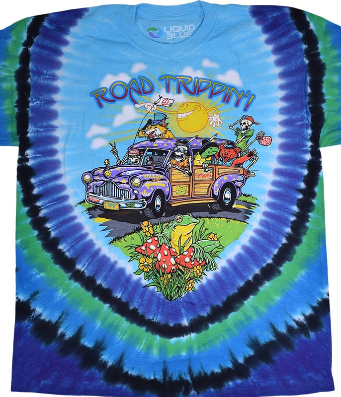 Road Trippin' Light Fantasy  GD Tie Dye T-Shirt