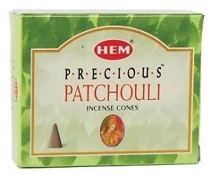 Hem Precious Patchouli Incense Cones 10 Ct.