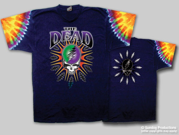 Sundog - Grateful Dead Steal Your Lightning Tie Dye T-Shirt