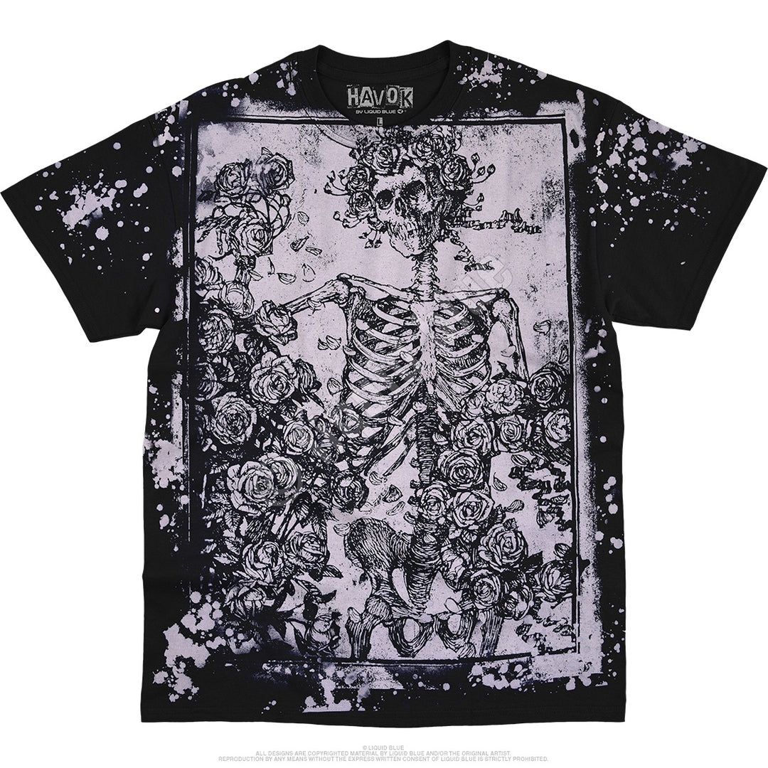 Liquid Blue - Grateful Dead "Woodcut Havok" T-Shirt