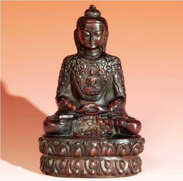 RExpo - Resin Sitting Buddha Lotus 5" Statue