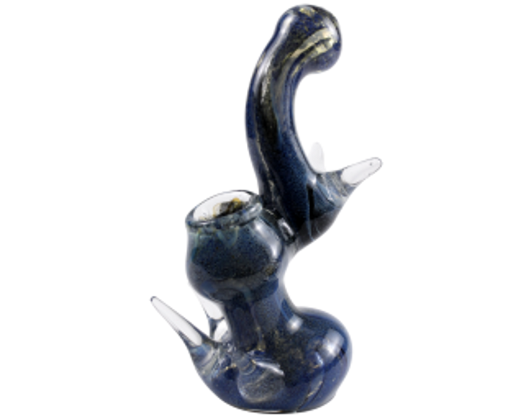 7" Spikey Ikey Glass Bubbler Pipe