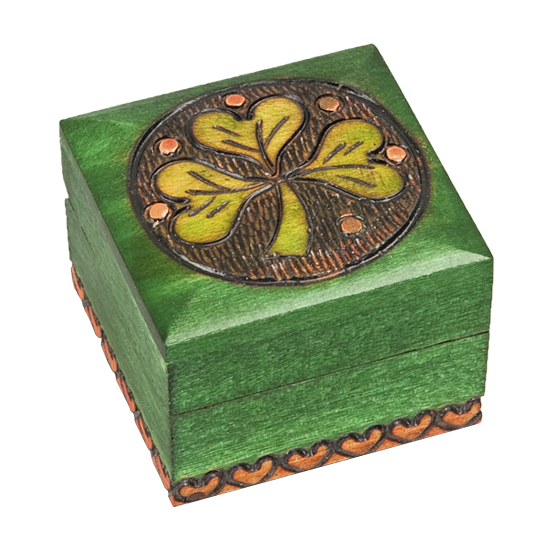 Small Celtic Wood Box