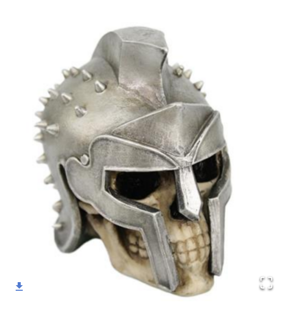 Pacific - Warrior Skull Statue 10686