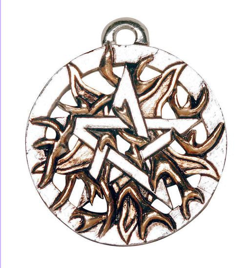 Starlinks - Fire Pentagram Necklace