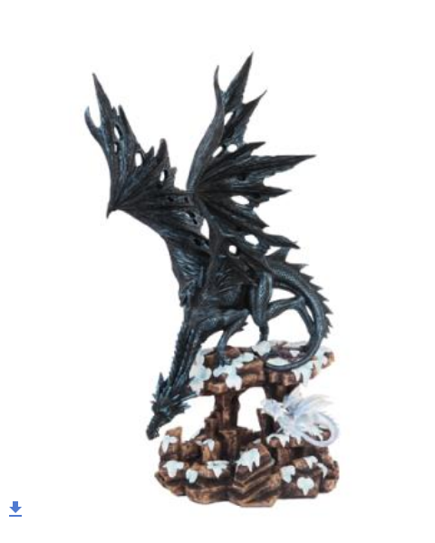 Pacific - Black Dragon Statue 10009