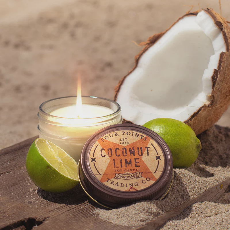 Four Points 4oz Soy Candle - Coconut Lime