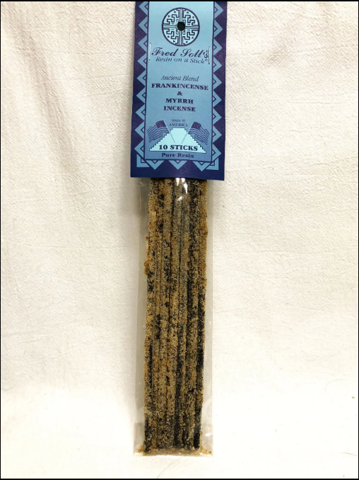 Fred Soll's - Ancient Blend Frankincense & Myrrh Resin Incense 10 Sticks