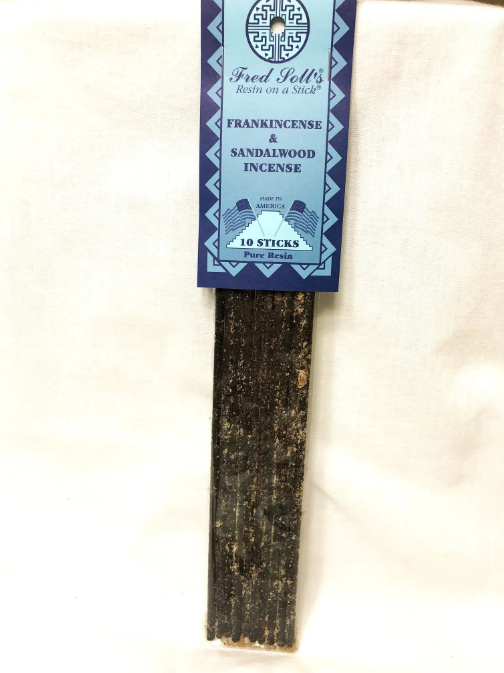 Fred Soll's - Frankincense & Sandalwood Resin Incense 10 Sticks