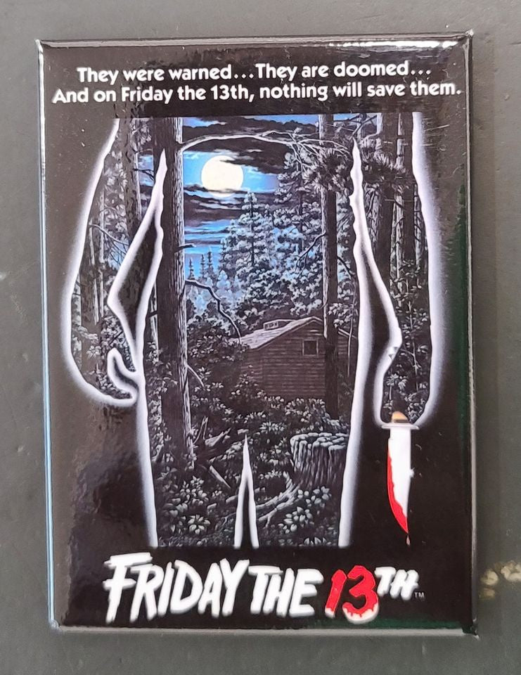 Friday The 13th Movie Poster - Horror Magnet