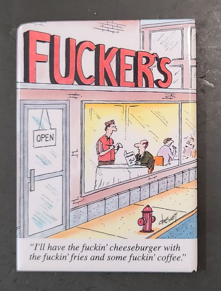 Fuckers Diner Restaurant - Funny Magnet!!