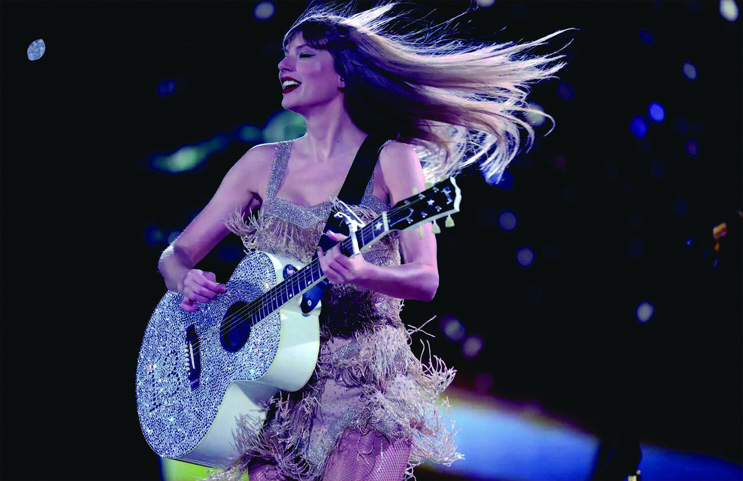 Taylor Swift Live Guitar Poster