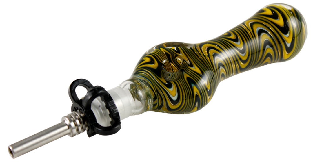 Glass Honey Collector Titanium Tip 10mm K-Clip GA3407