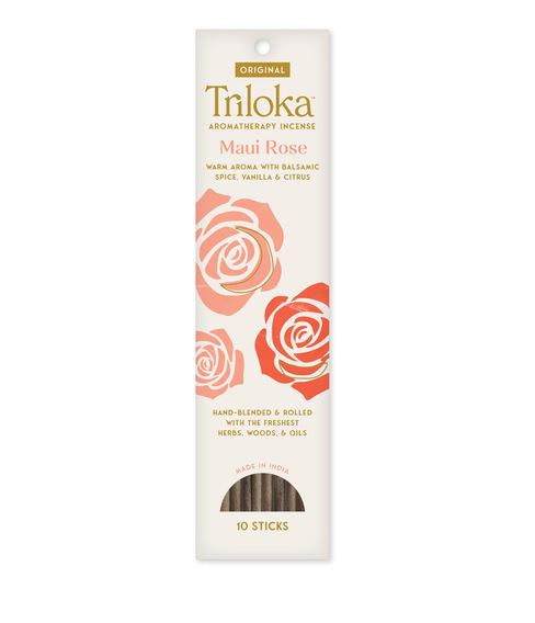 Triloka - Maui Rose Premium Incense 10ct.